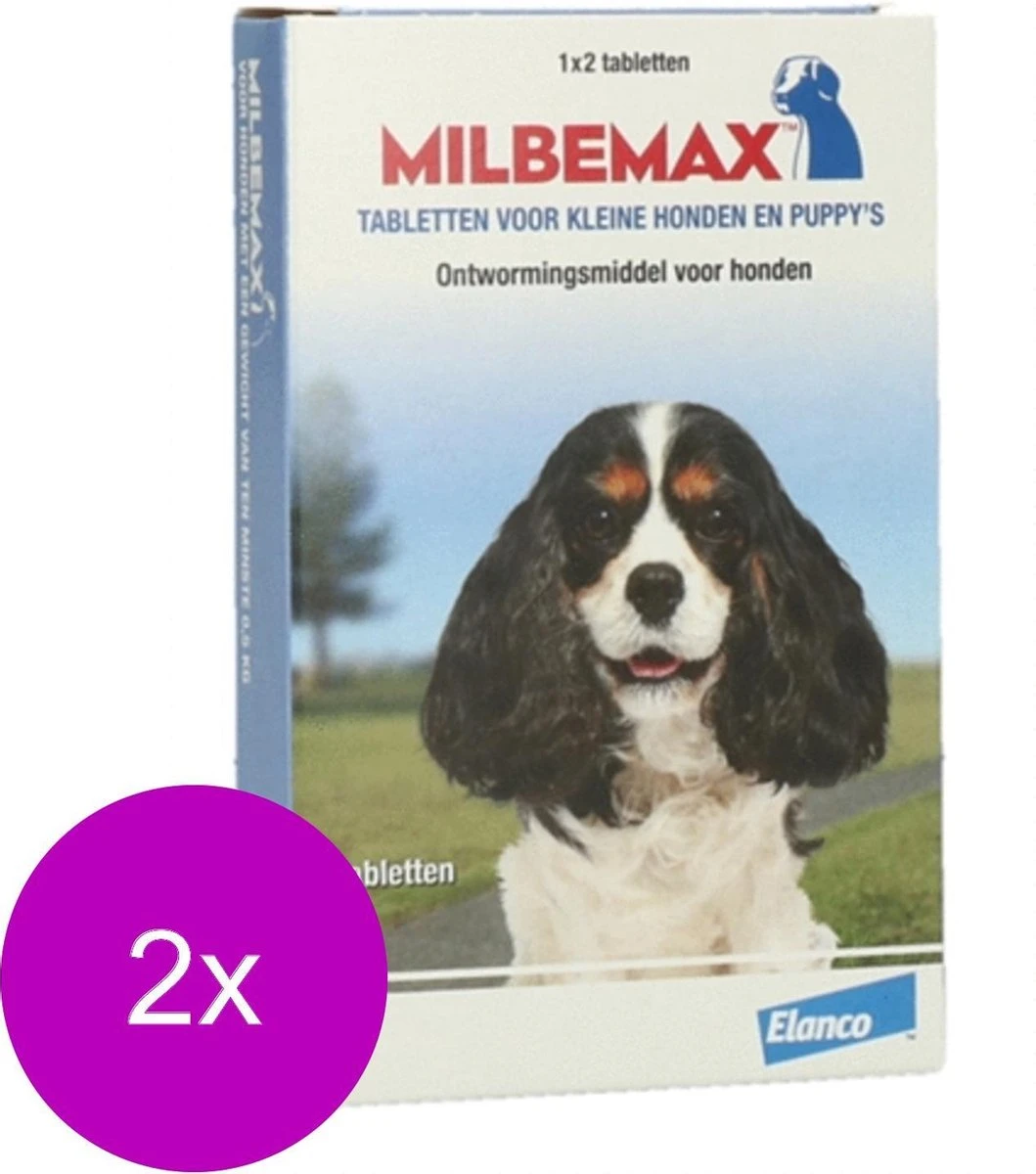 Elanco Milbemax Pup & Hond - Anti Wormenmiddel - 2 X 2 Tab 0.5-10kg - Image 3