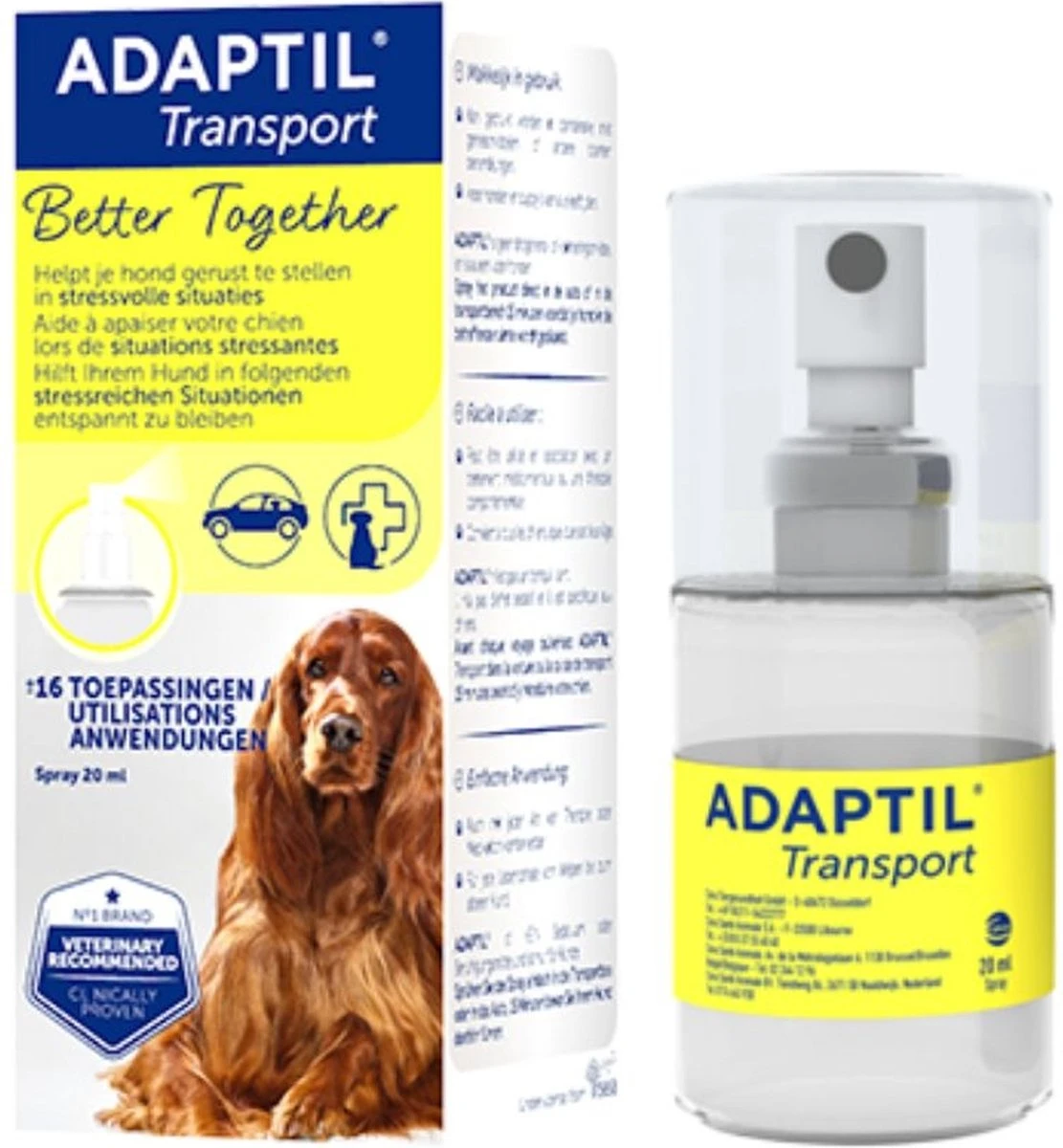 Adaptil Antistressmiddel - Transport Spray Hond - 20 Ml - Image 8