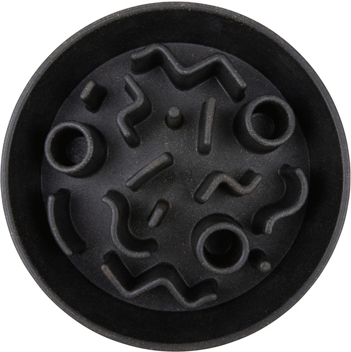 District 70 BAMBOO Slowfeeder - Stijlvolle Anti-schrok Voerbak Voor Honden - Kleur: Donkergrijs, Maat: Large Ø28 Cm (2500 ML) - Image 14