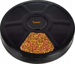 Automatische Hond Kattenbak - Automatische Voerbak - Automatische Voederautomaat - Instelbaar Voedingsschema Voor Huisdier - Automatische Hondenbak -Automatische Kattenbak - 6 Vaks - 24 Uurs TImer - Voor Droog En Nat Voer