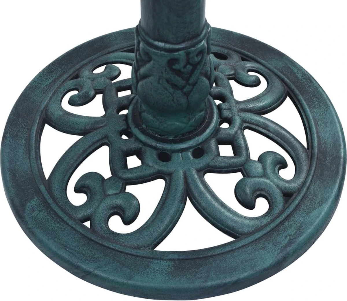 VidaXL Vogelbadje Met Fontein 50x91 Cm Kunststof Groen