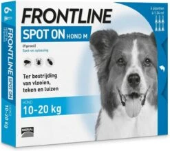 Frontline Spot-On M Anti Vlooienmiddel - Hond - 4 Pipetten