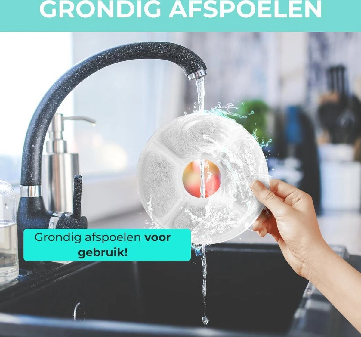 Merkloos Drinkfontein Filters Navulling Premium - 6 Stuks - Hoogwaardige Kwaliteit - Voor Katten En Honden - Drinkfontein Kat - Drinkfontein Hond - Image 5