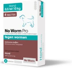 Emax Exil No Worm Pro - Kleine Hond - 4 Tabletten