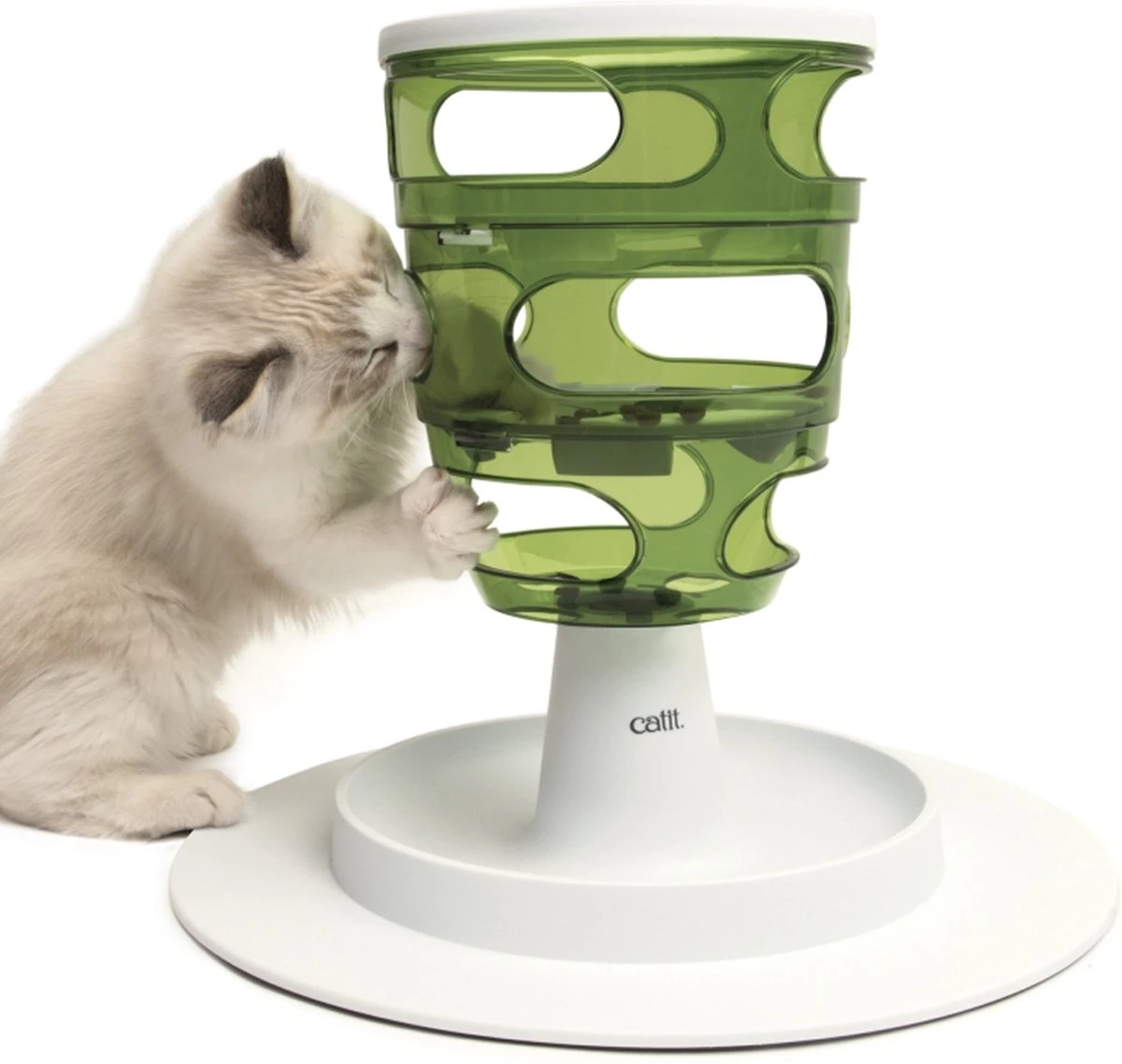 Cat-It Senses 2.0 Food Tree - Wit/Groen - Voerbak - Ø 35 Cm - Image 5