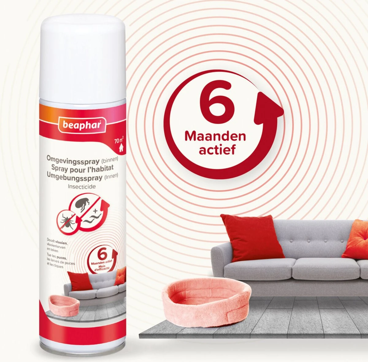 Beaphar Omgevingsspray Vlooienspray 250 Ml - Image 2