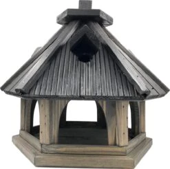 GARDEN SPIRIT Groot Vogelvoederhuisje 50 X 38 X 45 Met Nestkast Vogelhuisje