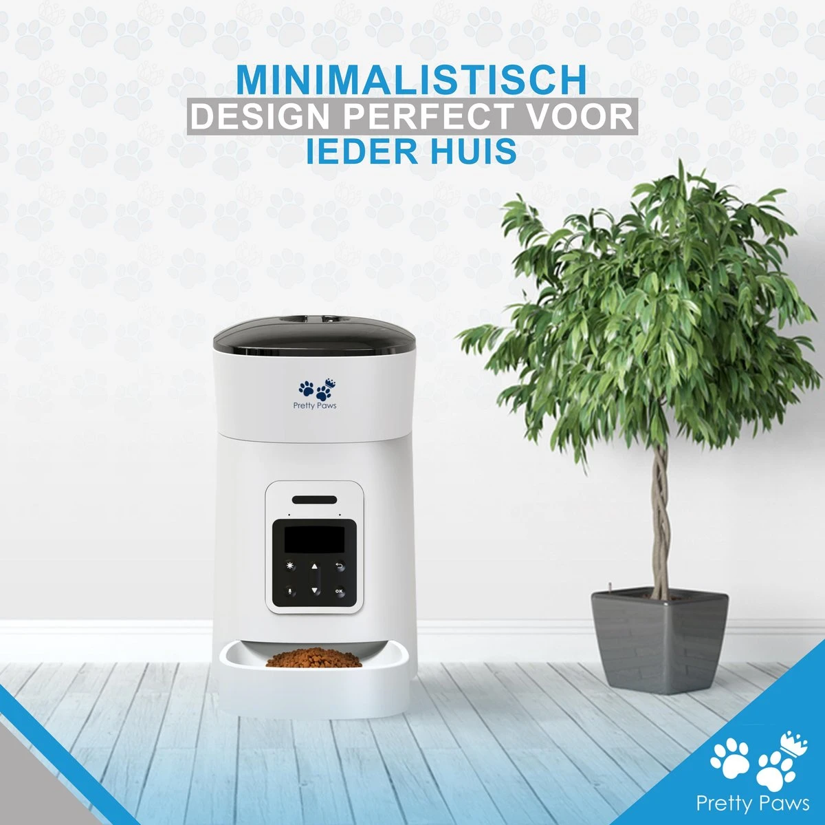 Pretty Paws PP002 Professionele Automatische Voerbak Kat- Stemrecorder - Voerautomaat - Katten Voerbak - Minimalistisch - Image 7