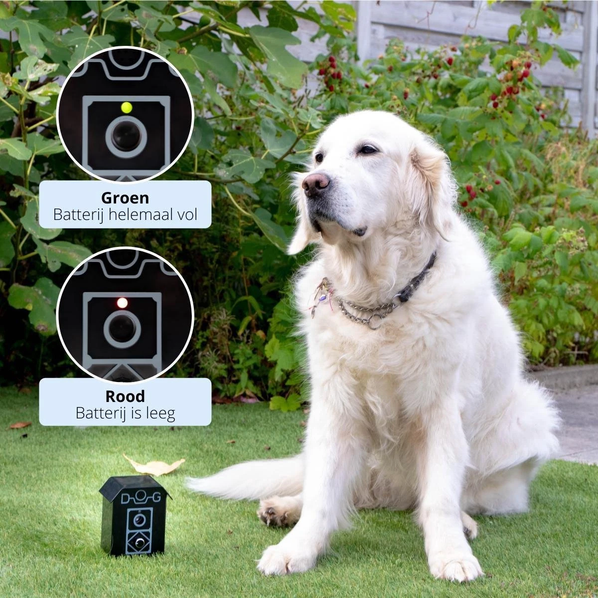 Merkloos Anti Blaf Apparaat Voor Honden - Alternatief Voor De Anti Blafband - Inclusief 9v Batterij & Nederlandse Handleiding - Diervriendelijk - Zonder Schok - Blafband Voor Honden - Zwart - Image 6