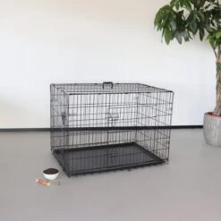 Merkloos Hondenbench - Zwart - 106 X 71 X 76 Cm