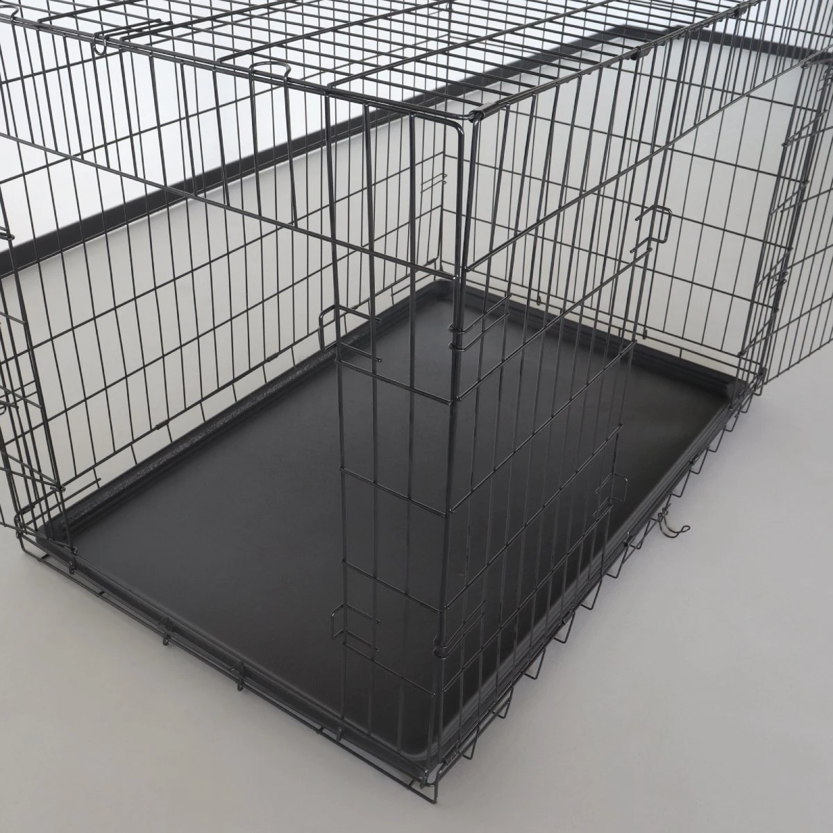 Merkloos Hondenbench - Zwart - 106 X 71 X 76 Cm - Image 3