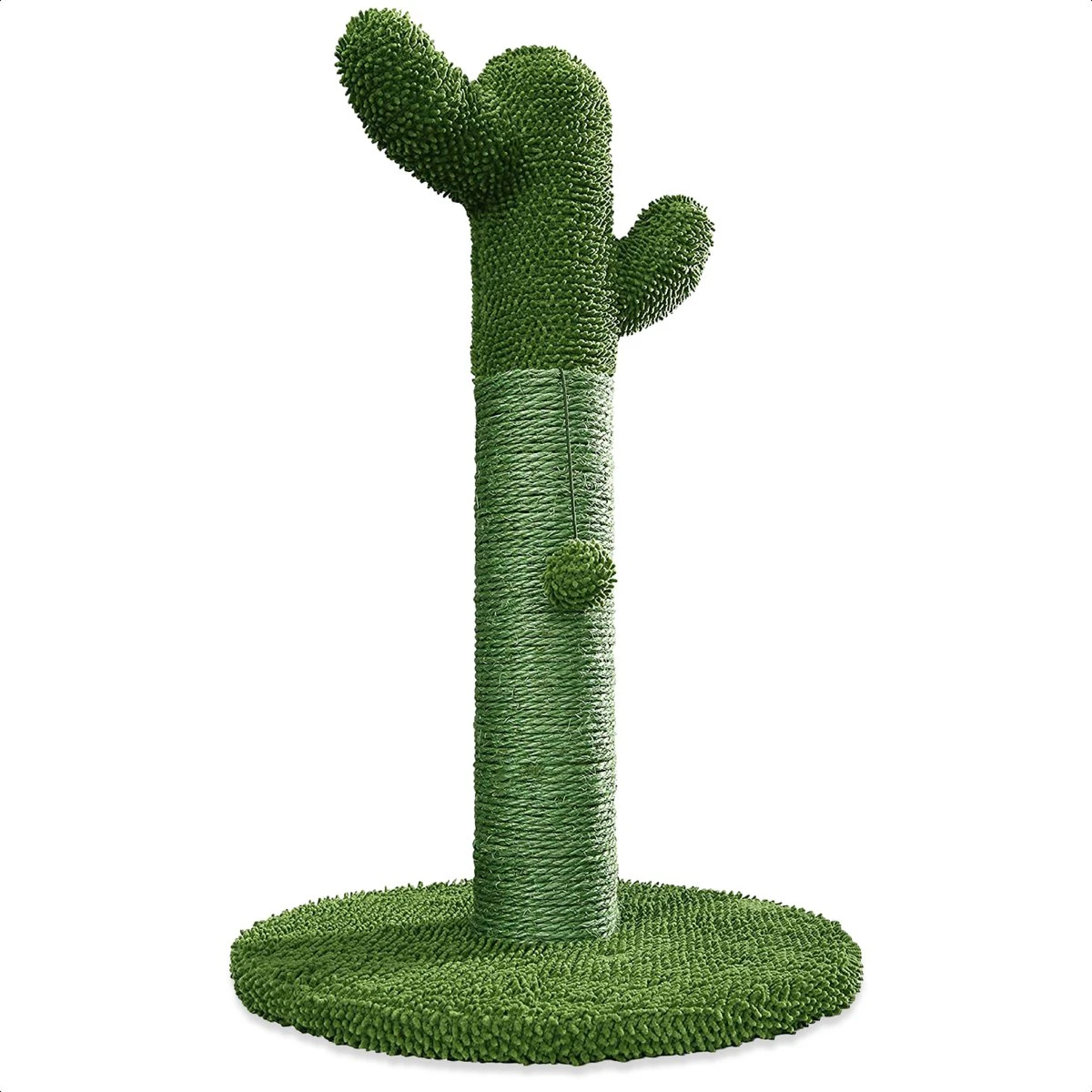 Krabpaal Voor Katten - Cactus - Met Kattenspeeltje - H 65 Cm