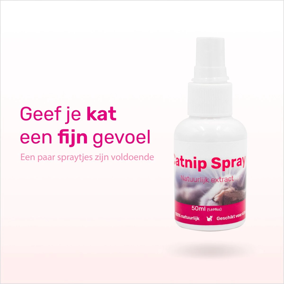 LBB - Catnip Spray 50ML - 100% Natuurlijk - CE Gekeurd - Kattenkruid Spray - Catnip Speelgoed - Valeriaan - Kat - Katten - Image 2