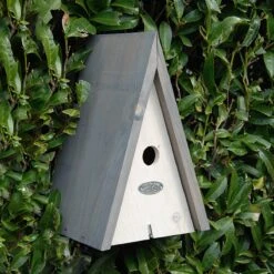 ESSCHERT DESIGN Houten Pimpelmees Nestkast Wigwam - Wit