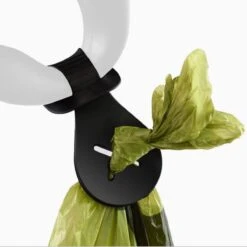 VEDIC® - Poepzakhouder Voor De Hond - Poepzakjeshouders - Houder Voor Hondenpoepzakjes - Zwart - 13x4cm