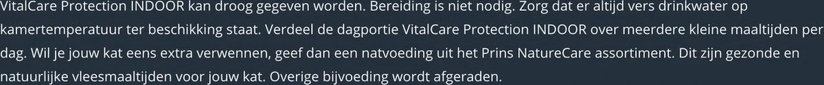 Prins VitalCare Protection Indoor Kattenvoer 5 Kg - Image 8