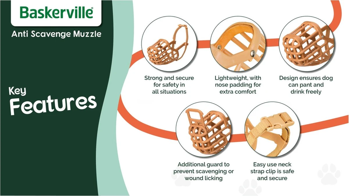 Baskerville Classic Muzzle Muilkorf - Maat 5 - Image 6