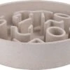 District 70 BAMBOO Slowfeeder - Stijlvolle Anti-schrok Voerbak Voor Honden - In De Kleur Merengue, Ice Blue En Donkergrijs – Maat Small Of Large - Kleur: Merengue, Maat: Small Ø21 Cm (1200 ML)