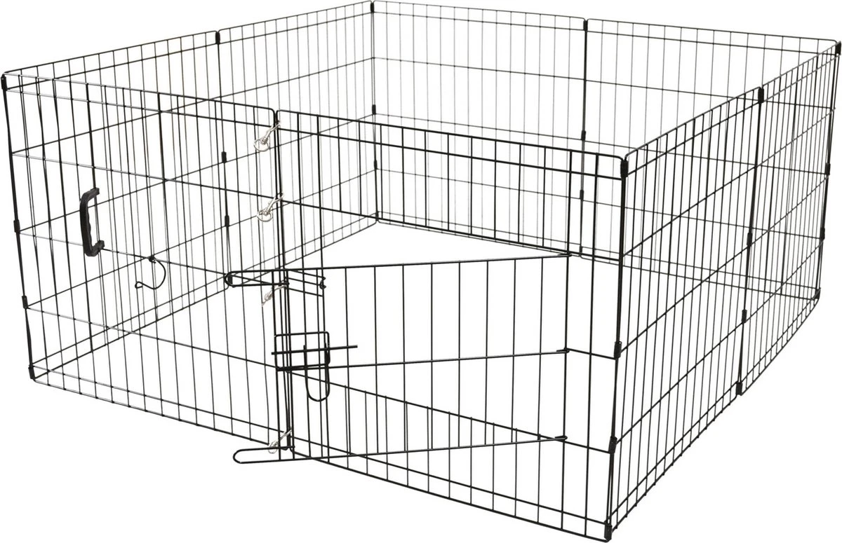 Adori Puppy Ren Zwart - Hondenbench - 61x61 Cm - Image 2