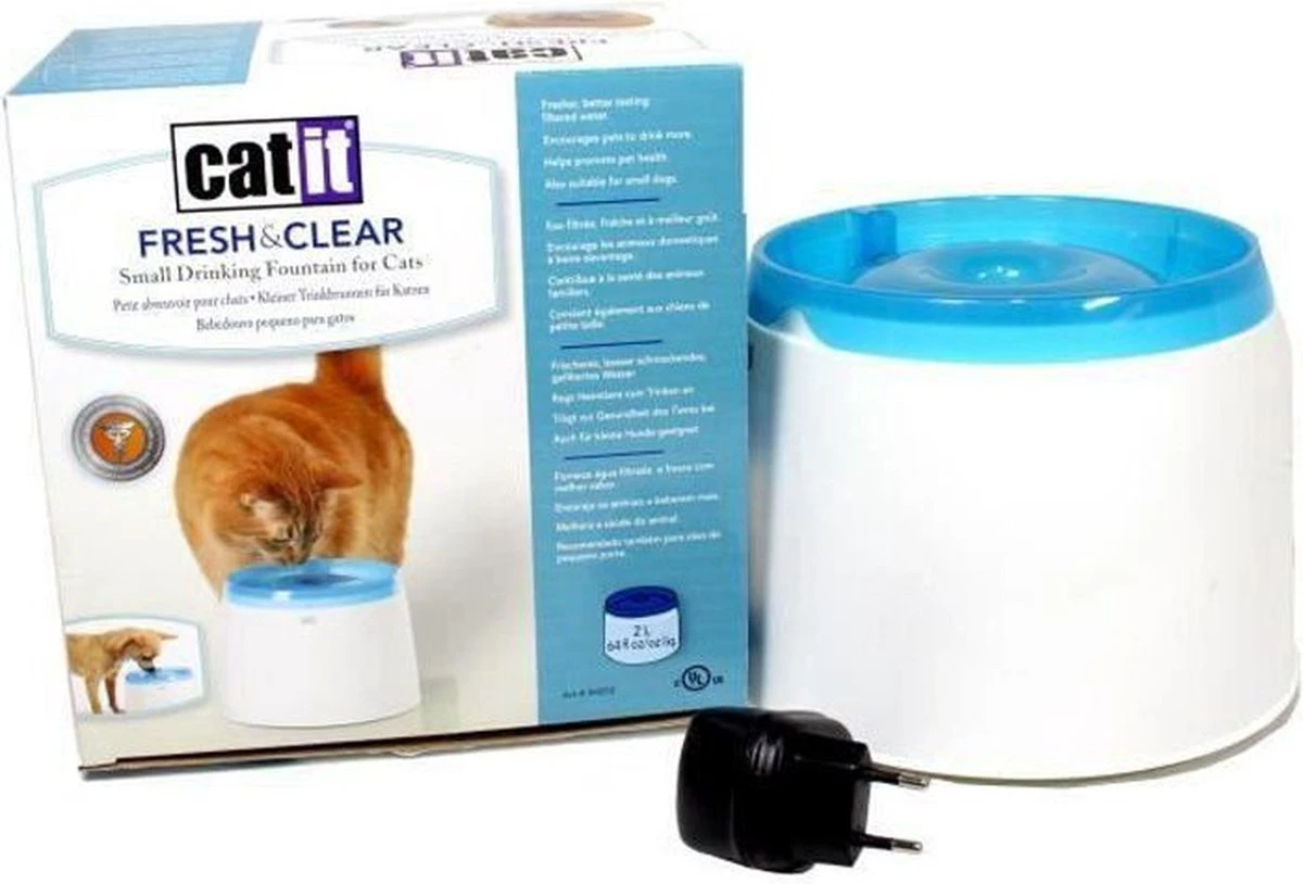 Catit Fresh And Clear - Drinkfontein Kat - Blauw /Wit - 2 L - Image 10