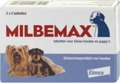 Milbemax Kleine Hond & Puppy's Van 0,5 Kg Tot 10 Kg - 1 St à 2 X 2 Tabletten