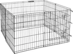 Topmast Puppyren Uitvouwbaar - Zwart - 560 Cm Omtrek - 76 Cm Hoog - Opvouwbaar - Expandable XL - Hondenren