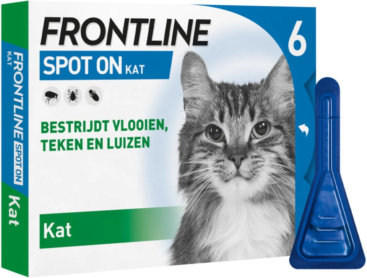 Frontline Spot-On Anti Vlooienmiddel Kat - 6 Pipetten - Image 9