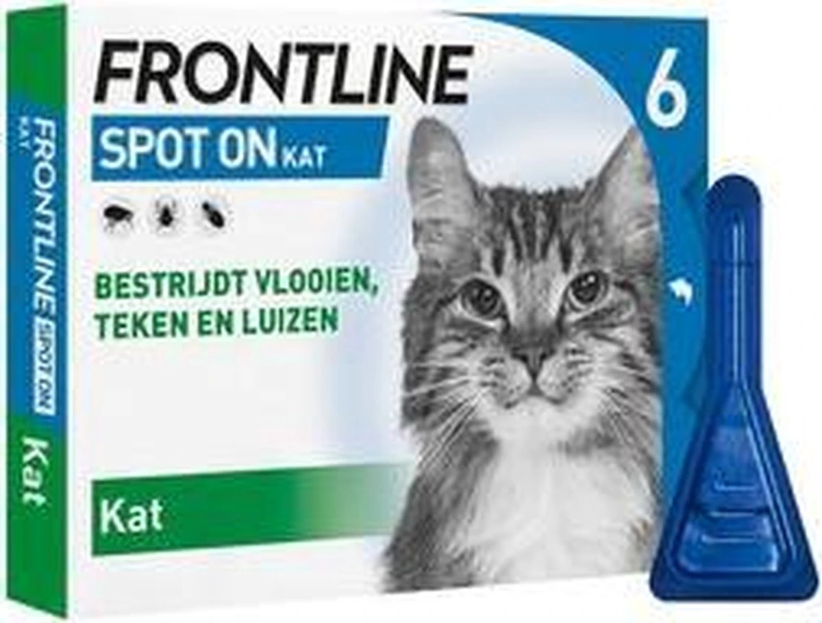 Frontline Spot-On Anti Vlooienmiddel Kat - 6 Pipetten - Image 11
