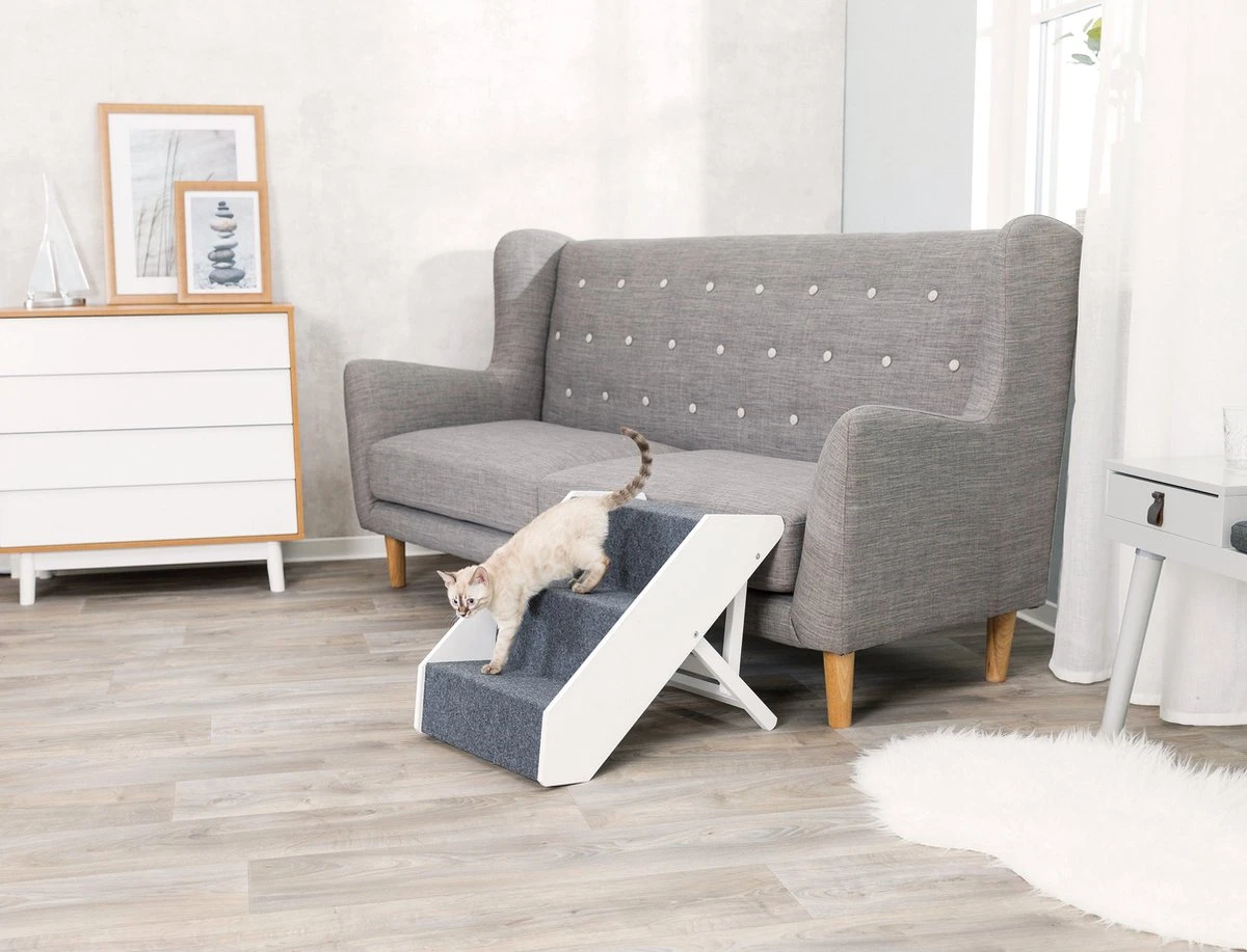 Trixie Trap In Hoogte Verstelbaar Wit - 40X67 CM - Image 5