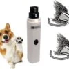 By Fredge® Elektrische Nagelvijl Voor Huisdieren - Nagel Trimmer Hond, Kat En Konijn - Nagelvijl Huisdieren - Nagel Vijl Kat - 100% Veilig - USB Oplaadbaar - Lage Vibratie En Geluid - Draadloos - Wit