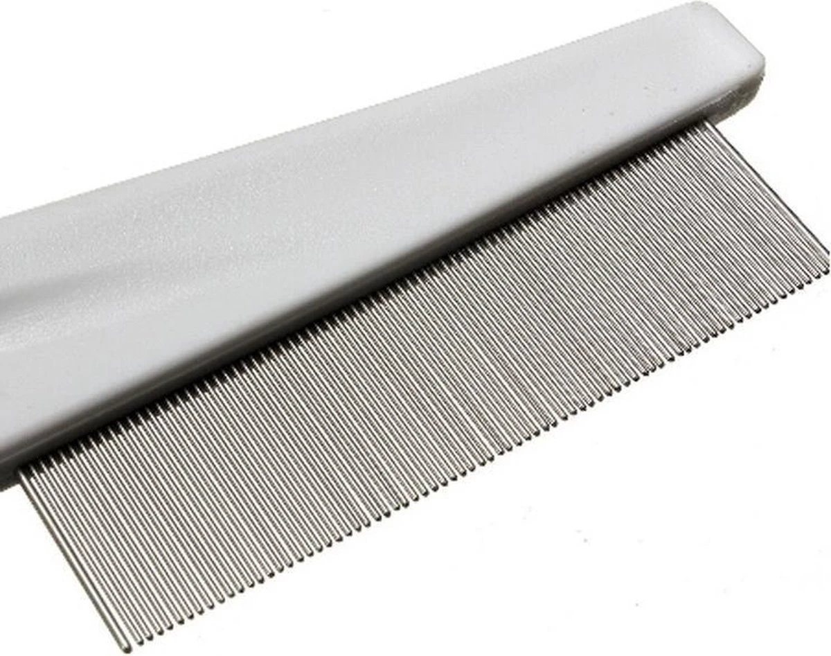Merkloos Vlooienkam | Netenkam | Geschikt Voor Honden En Katten | 14cm | Wit - Image 2