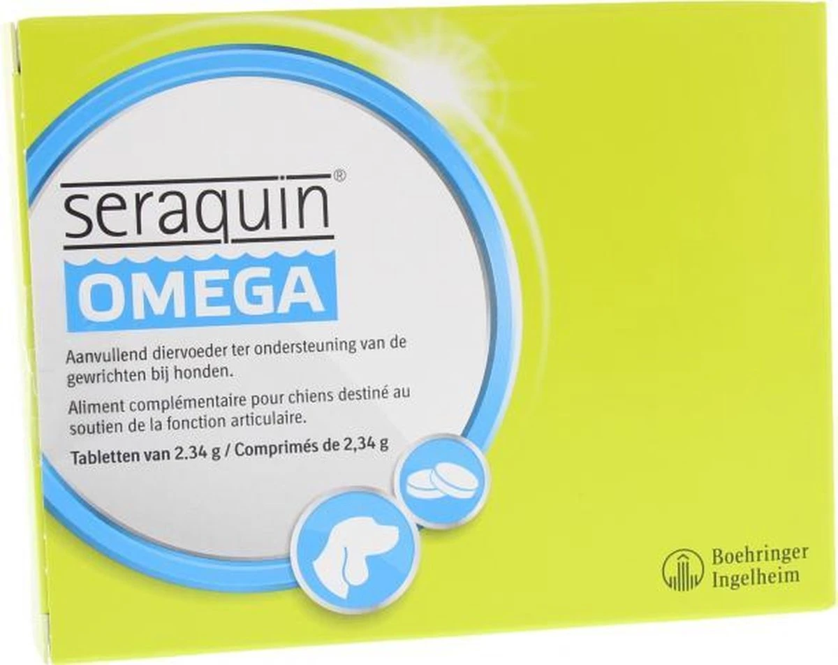 Seraquin Gewricht Supplement Seraquin Omega Hond - 6 X 10 Tabl à 2,34 G - Image 4