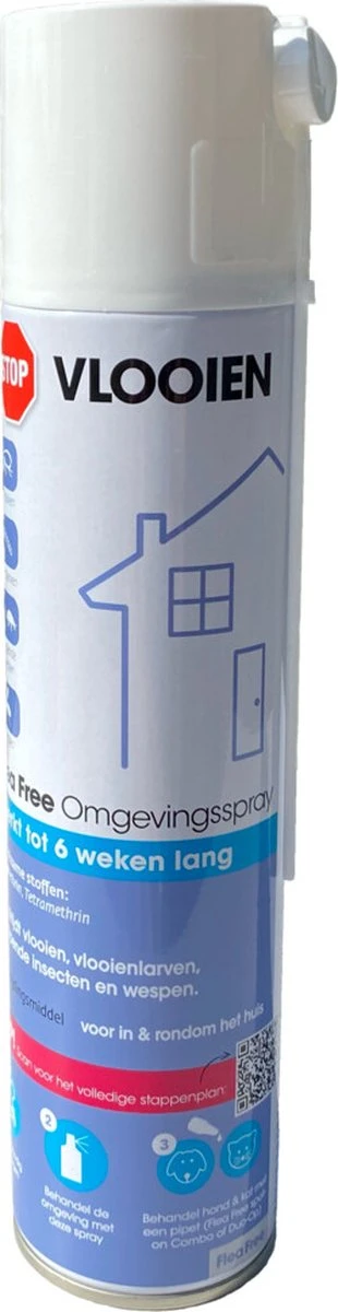 Exil Flea Free Ongediertespray - Werkt 4 Tot 6 Weken - 400 Ml