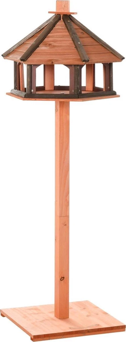 Voederhuisje Voor Vogels Staand - Voederhuis Voor Vogels - Vogelhuis - Vogelvoederhuisje - XL - 52 X 52 X 130 Cm