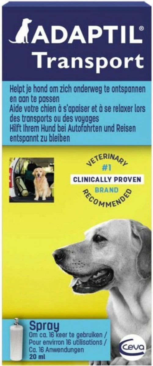 Adaptil Antistressmiddel - Transport Spray Hond - 20 Ml - Image 10