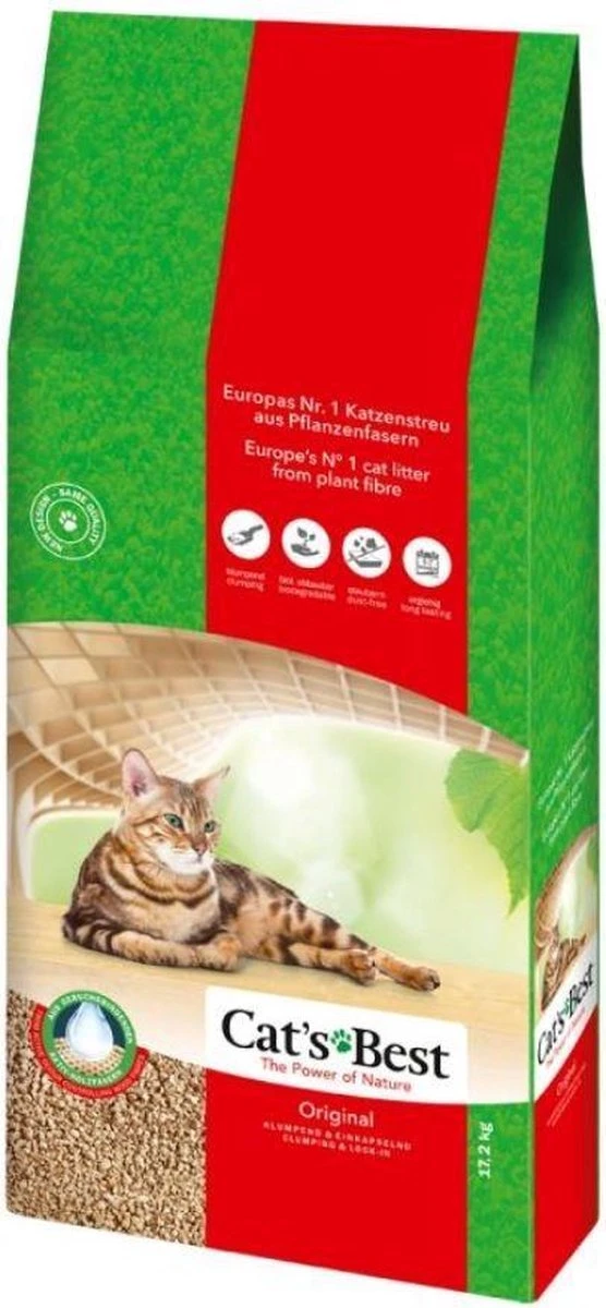 Cat's Best Öko Plus - Kattenbakvulling - 40 Ltr - Image 2