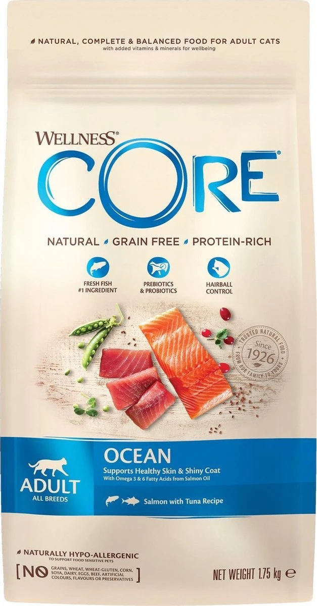 Wellness Core Grain Free Cat Ocean Zalm & Tonijn - Kattenvoer - 1.75 Kg - Image 3