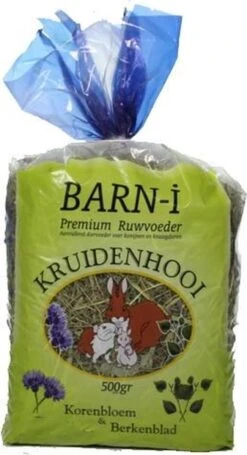 Barn-i Kruidenhooi - Korenbloem En Berkenblad - 6x 500 Gram
