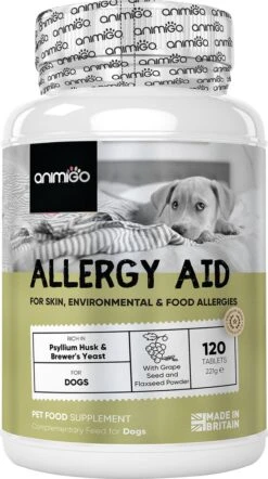 Animigo Anti-Allergie Voor Honden - 120 Tabletten - Tegen Alle Soorten Allergie
