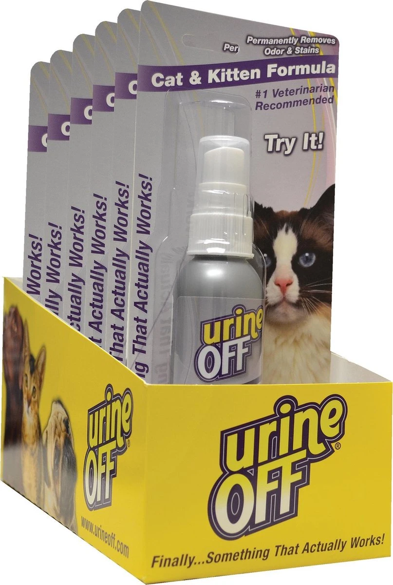 Urine Off - Geur En Vlekverwijderaar Voor Kitten En Kat Urine 118 Ml - Image 3