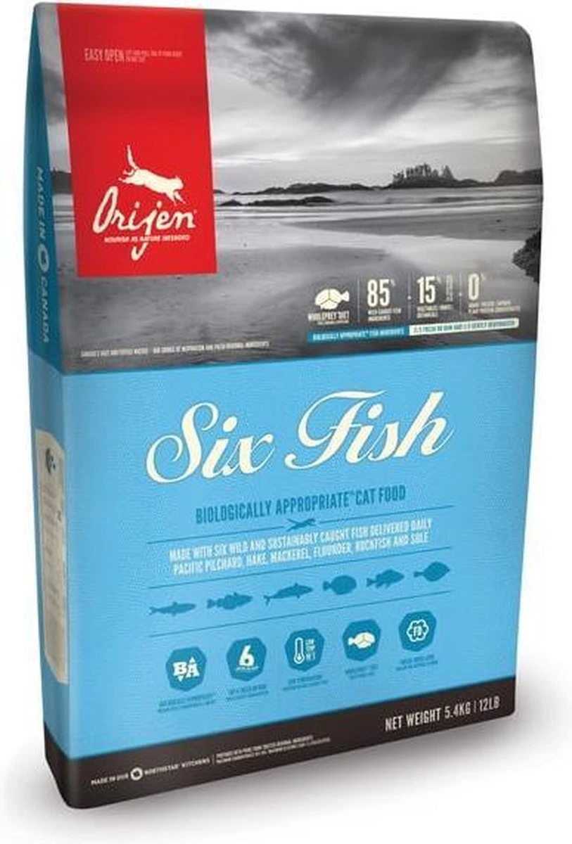 Orijen Kattenvoer Whole Prey Six Fish 5,4 Kg - Image 18