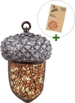 Pindavoederhuis - Inclusief 500 Gram Rode Pinda's Van Tuin De Bruijn® - Voordelige Keuze