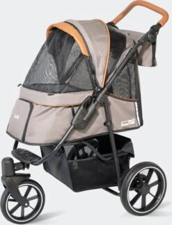 Innopet Premium Cozy - Met Gratis Regenhoes - Hondenbuggy - Beige