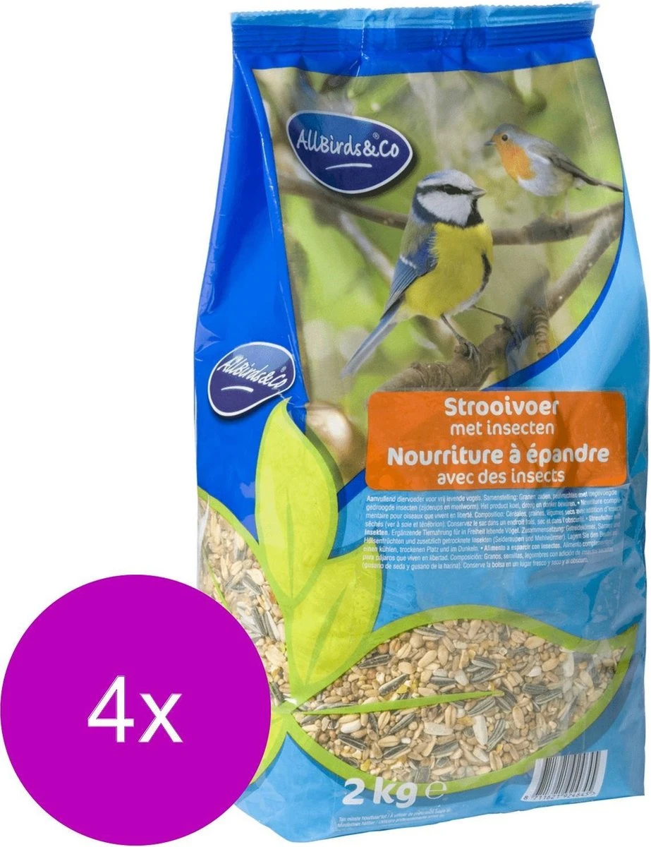 Allbirds&Co Strooivoer Met - Voer - 4 X Insecten - Image 2