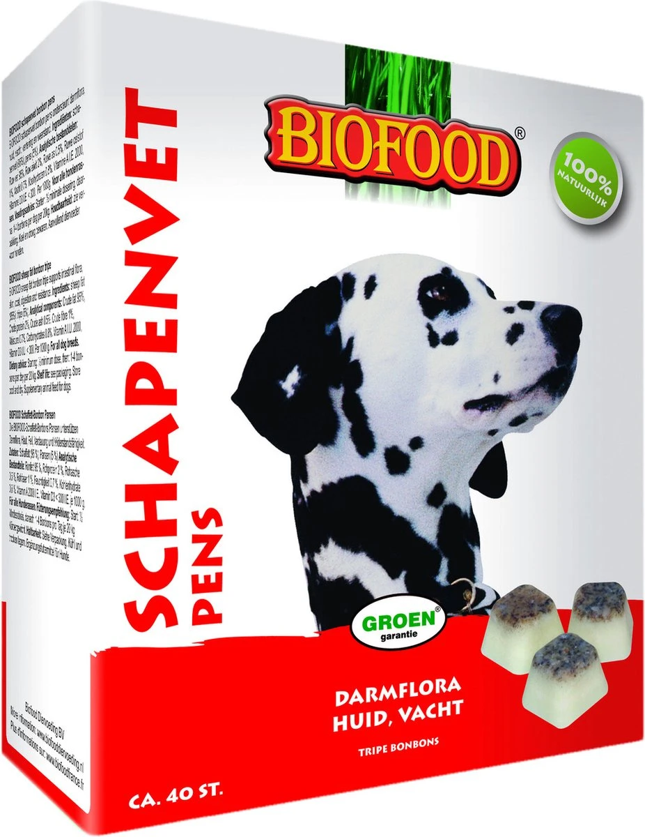 Biofood BF Petfood Schapenvet Bonbons Pens 40 Stuks - Image 4