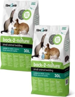 Back-2-Nature Bedding & Litter - Bodembedekking - 2 X 30 L
