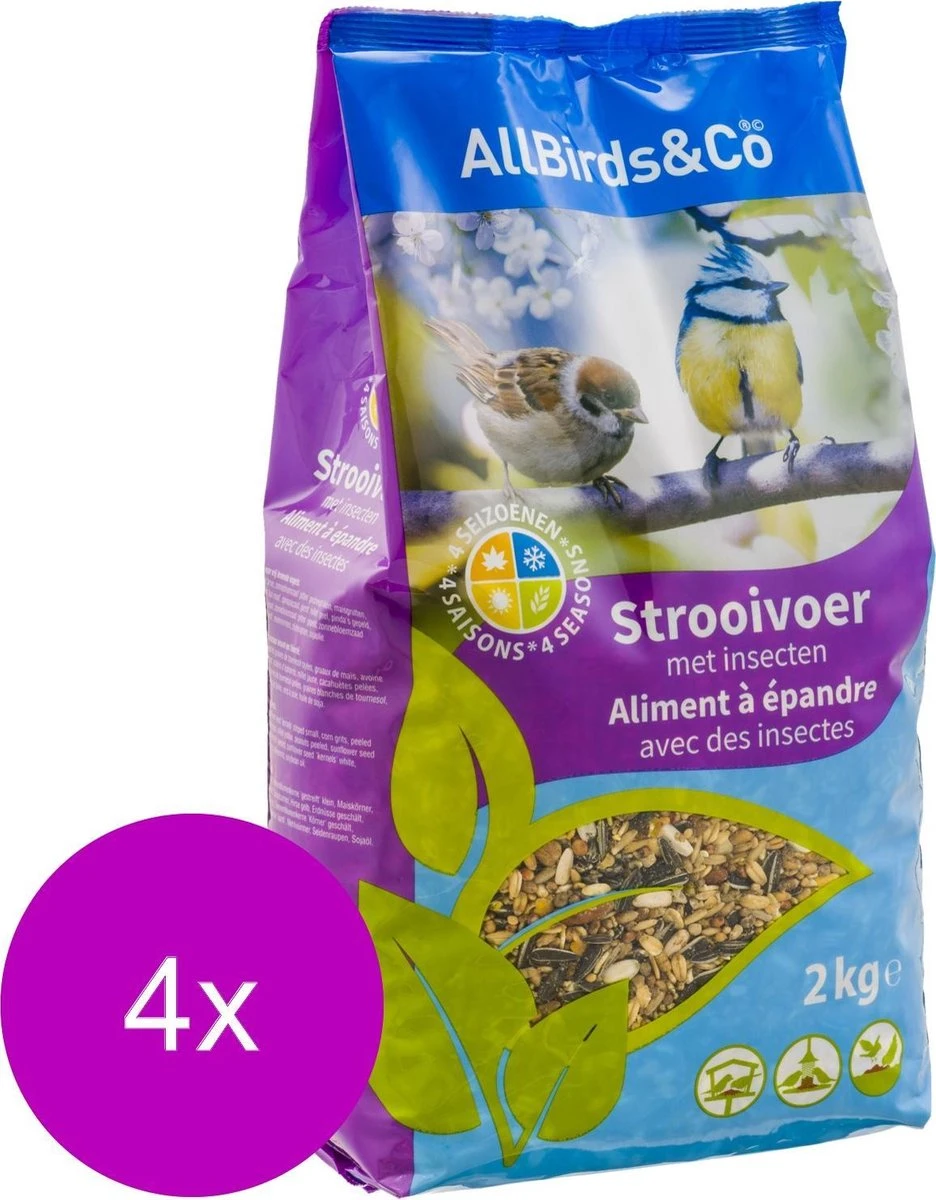 Allbirds&Co Strooivoer Met - Voer - 4 X Insecten - Image 3